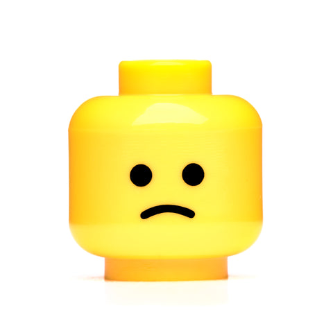 Sad Head - Yellow