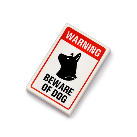 Beware of Dog Tile