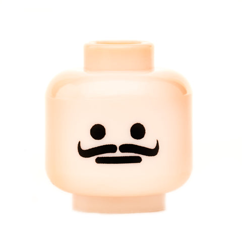 Neutral Mustache - Light Flesh