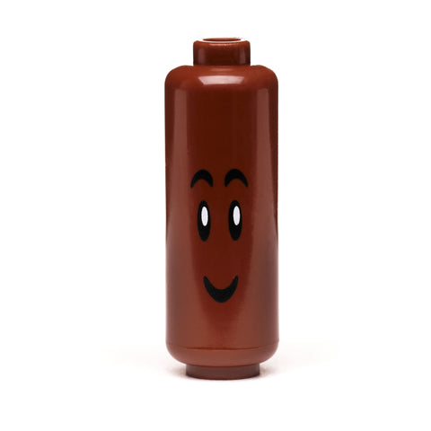 Tall Head - Stretched Reddish Brown