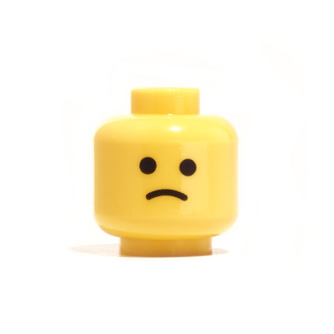 Sad Head - Yellow