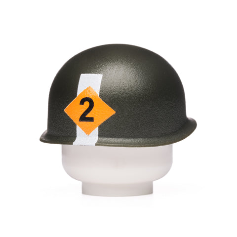 2nd Ranger Battalion M1 Helmet with Captain's Rank