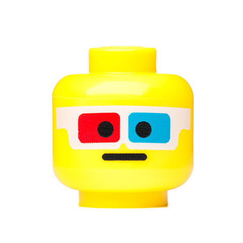 3D Glasses Head