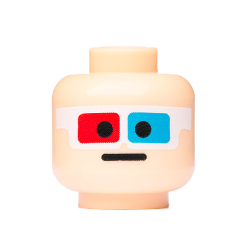 3D Glasses Head