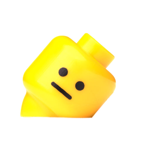 Tilted Neutral Head (Left) - Yellow