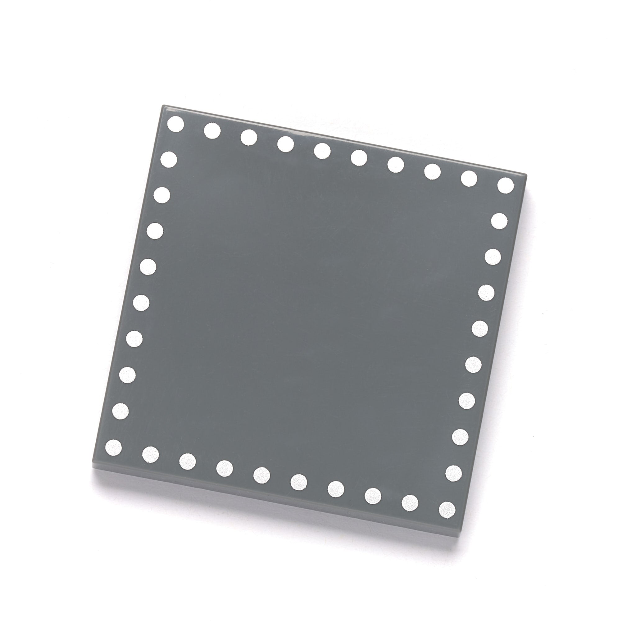 Rivet Tile – 4x4 Dark Bluish Grey – Citizen Brick