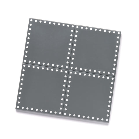 Rivet Tile – 4x4 Dark Bluish Grey
