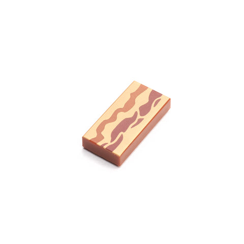 Custom minifigure bacon tile - extra crispy
