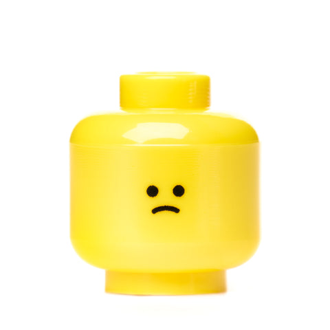 Tiny Sad Head - Yellow