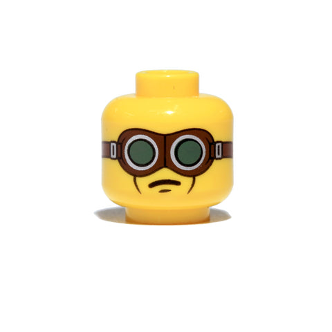 LEGO tanker goggles WW2 Yellow
