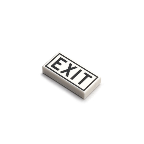 Exit Tile - White